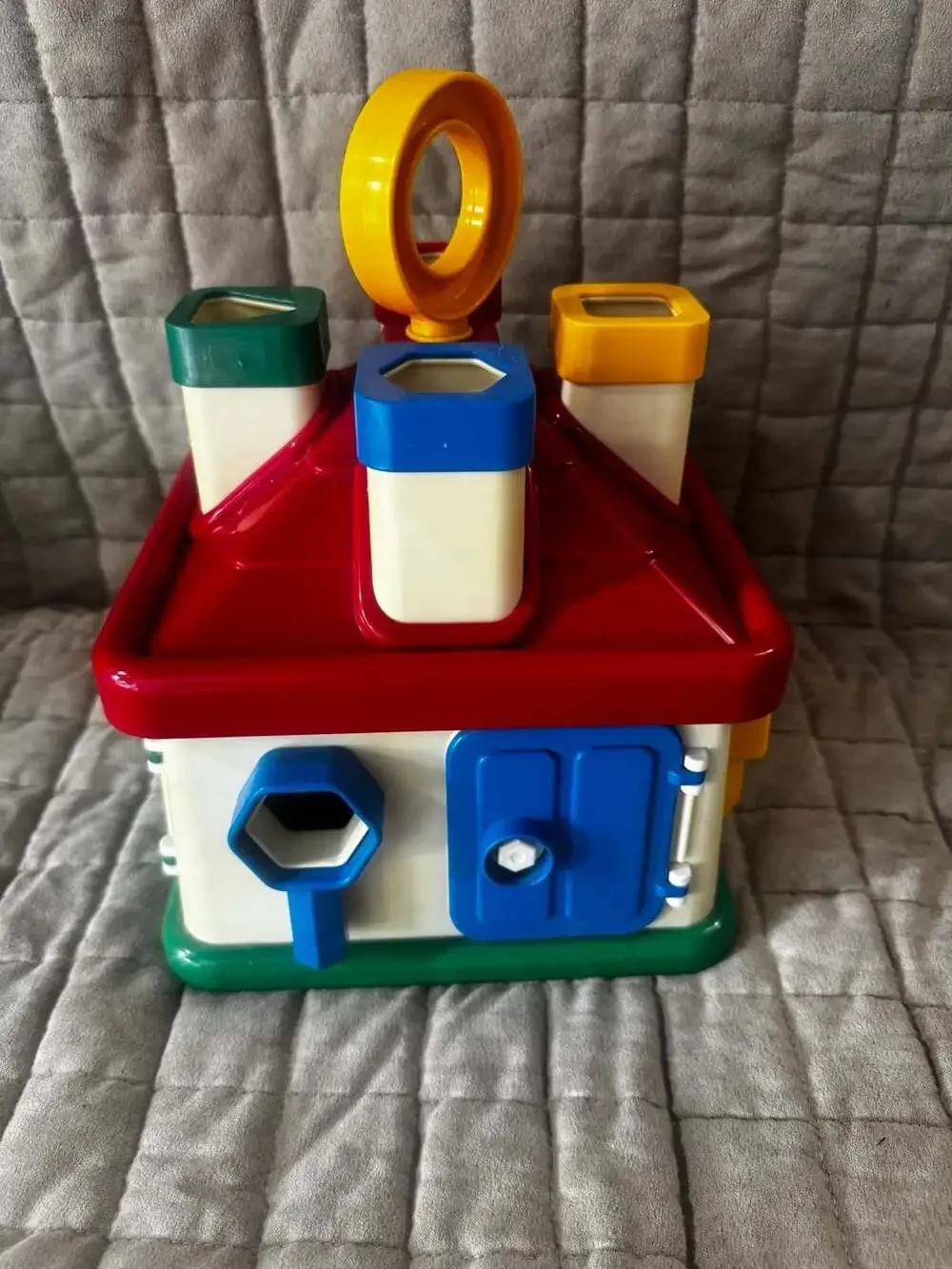 Vintage 1984 Boronat Shape Sorting House Toy